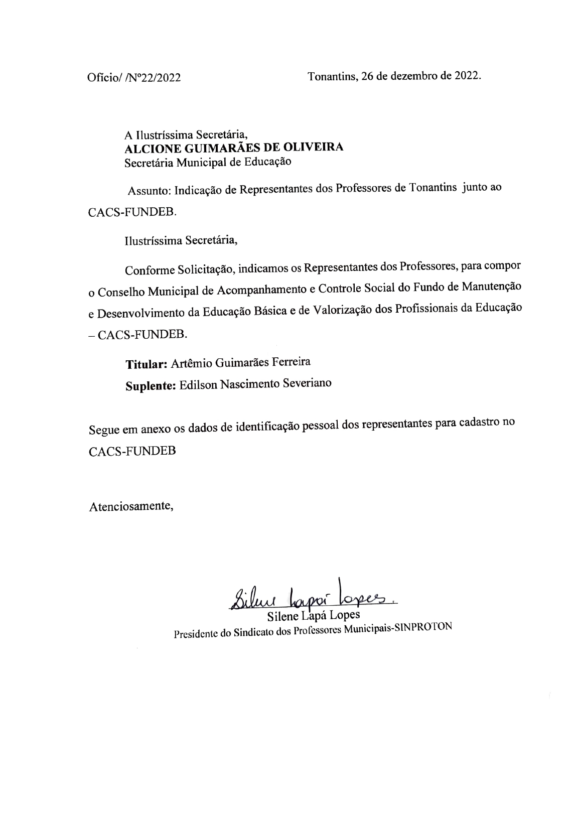 oficio 22 2022